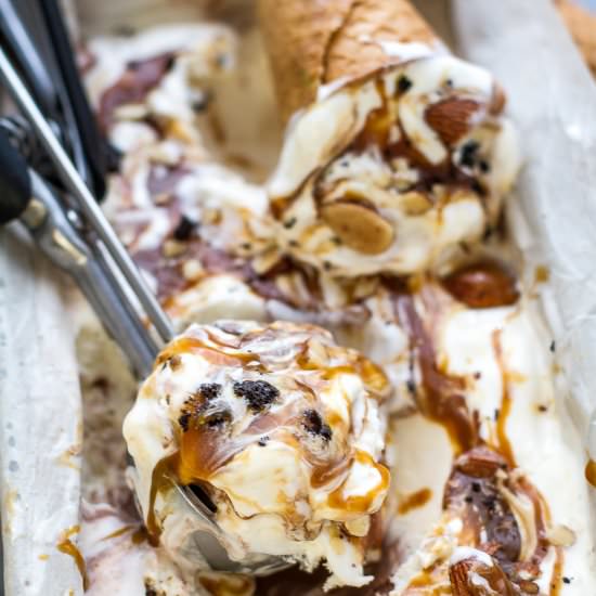 Salted Caramel Oreo Ice Cream - Recipe photo by LifemadeSweeter