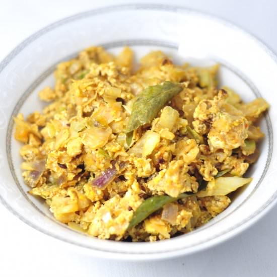 Scrambled Egg with Cabbage - Recipe photo by Antonet