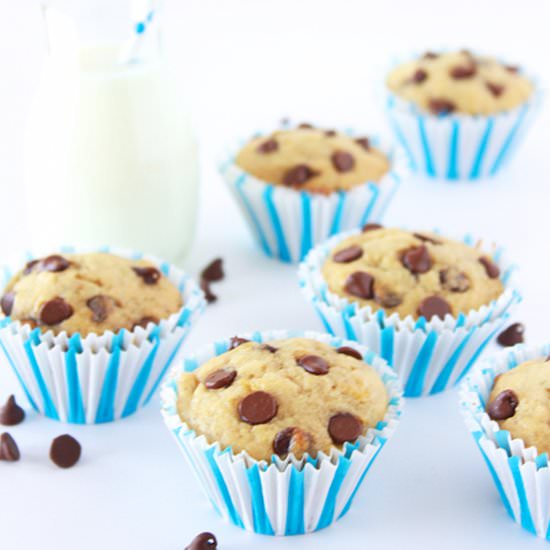 Banana Chocolate Chip Muffins - Recipe photo by cookingwithruthie