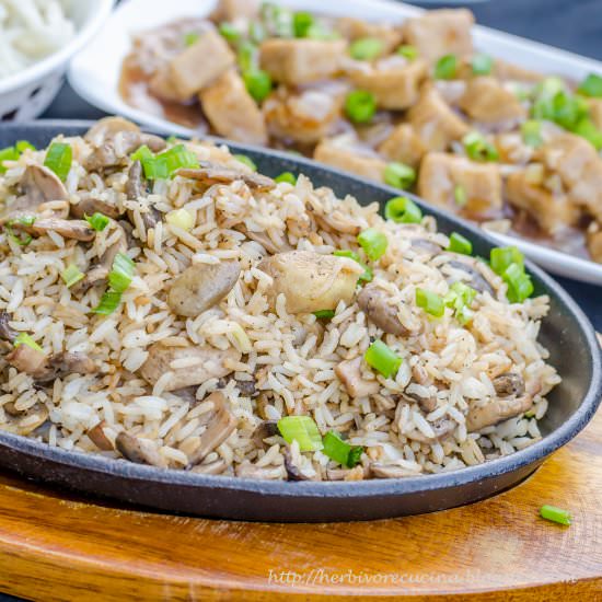 Mushroom Fried Rice - Recipe photo by Herbivore Cucina
