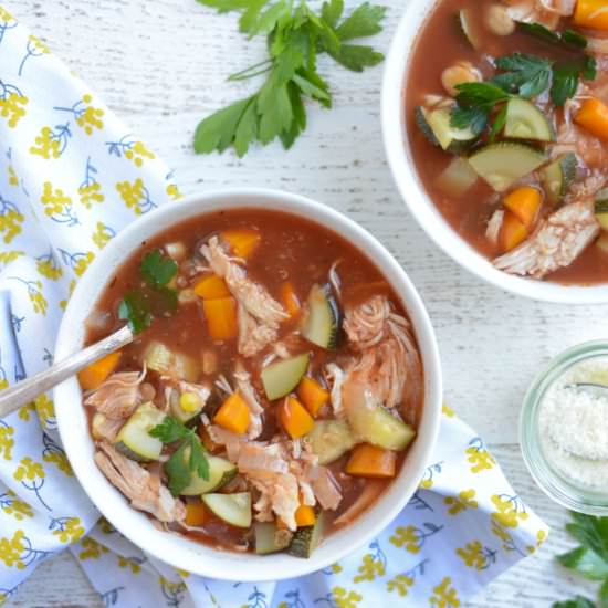 Slow Cooker Chicken & Quinoa Stew - Recipe photo by Real Food Whole Life
