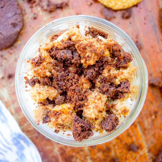 Cookie Dough Cookie Parfait - Recipe photo by The Nutritious Kitchen
