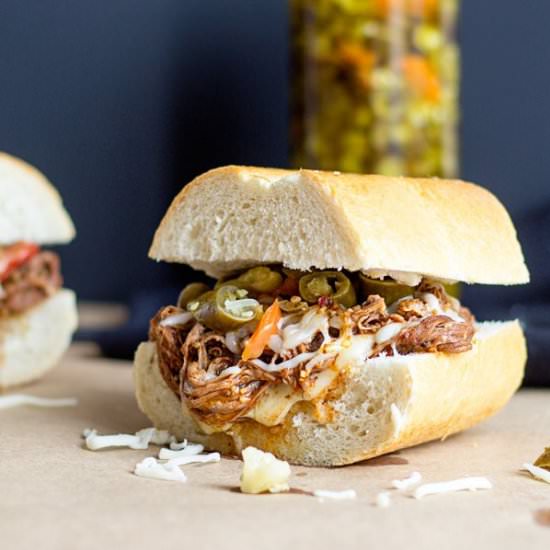 Slow Cooker Beef Sandwiches - Recipe photo by JennMeyering