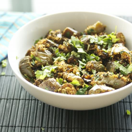 Bharli Vangi - Recipe photo by tastechronicles