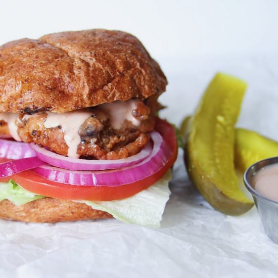 Sriracha & Lime Chicken Sandwich - Recipe photo by Margaritas On The Rocks