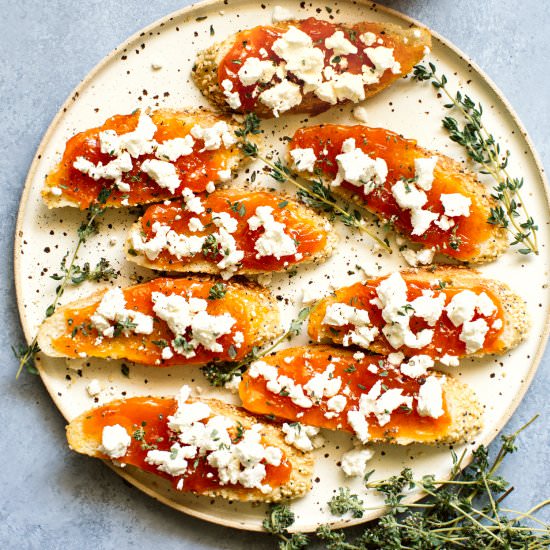 Plum Butter + Toast - Recipe photo by Kitchen Konfidence