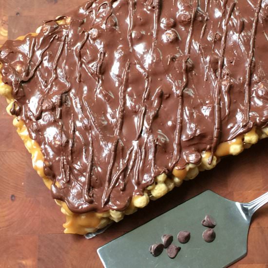Copycat Whatchamacallit Candy Bar - Recipe photo by SheSaved