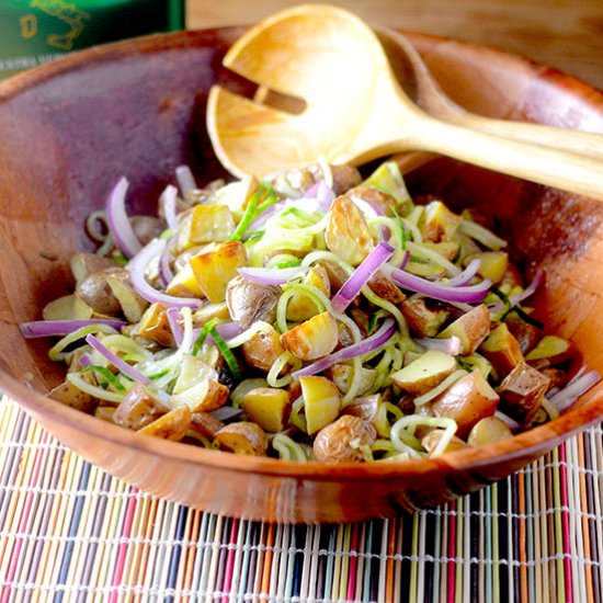 Grilled Potato Salad - Recipe photo by Feed Your Soul