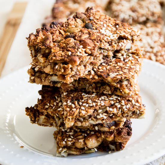 Chewy Granola Bars - Recipe photo by Wellness with Taryn