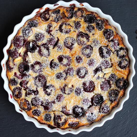 Cherry Clafoutis - Recipe photo by Everyday Gourmet with Blakely