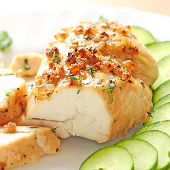 Baked Garlic Brown Sugar Chicken - Recipe photo by cakescottage