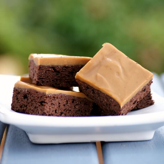 Salted Caramel Topped Brownies - Recipe photo by SouthernInLaw