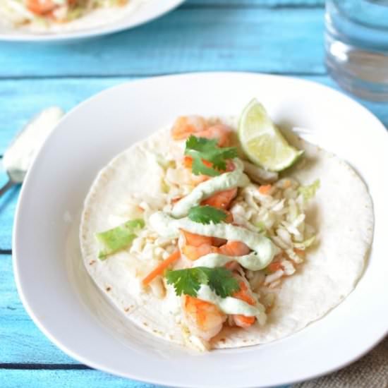 Spicy Shrimp Tacos - Recipe photo by Domesticdee
