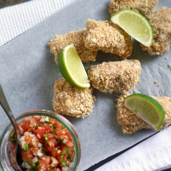 Peanut Crusted Chicken with Salsa - Recipe photo by foodidies