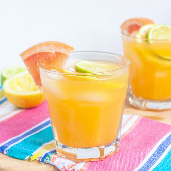 Citrus Tequila Sunrise - Recipe photo by Summerfield Delight