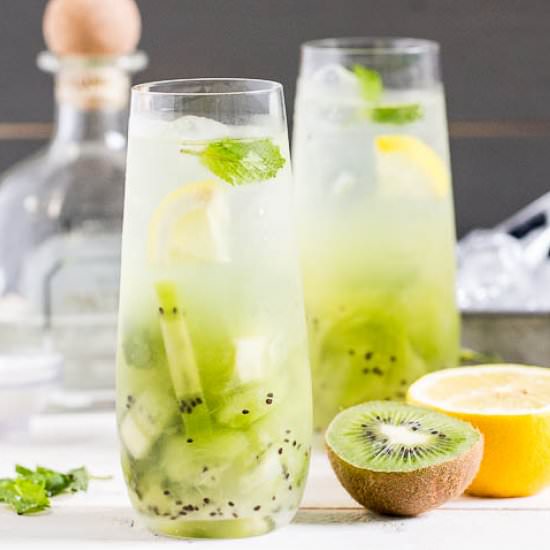 Tequila Kiwi Smash - Recipe photo by No Spoon Necessary