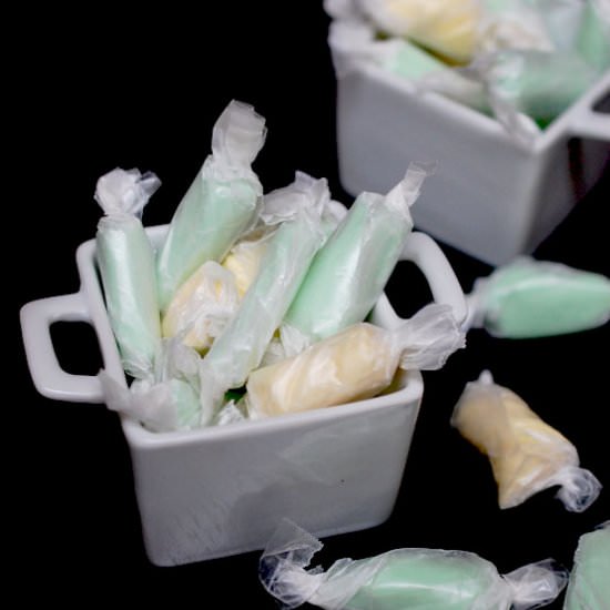 Homemade Salt Water Taffy - Recipe photo by evabakes