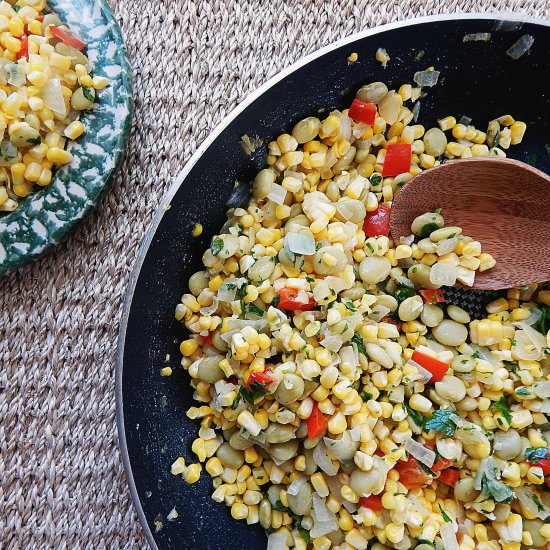 Fresh Succotash - Recipe photo by TwoDelicious