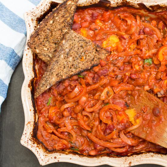 Ultimate homemade baked beans - Recipe photo by JENNIFERMEDHURST