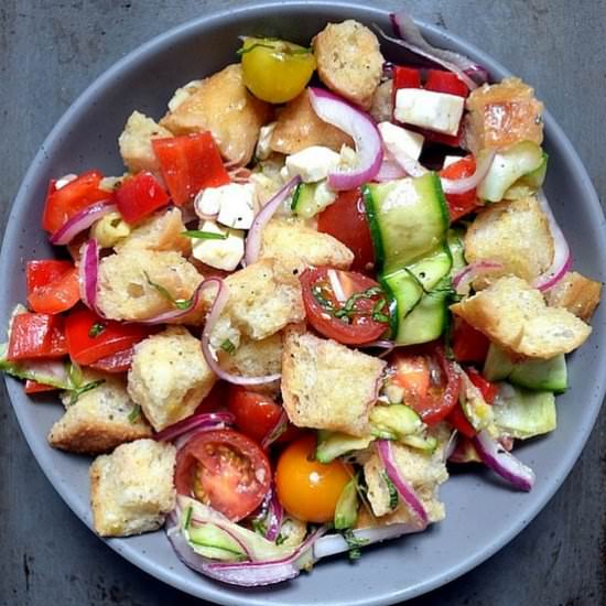 Panzanella Salad - Recipe photo by sagerecipes
