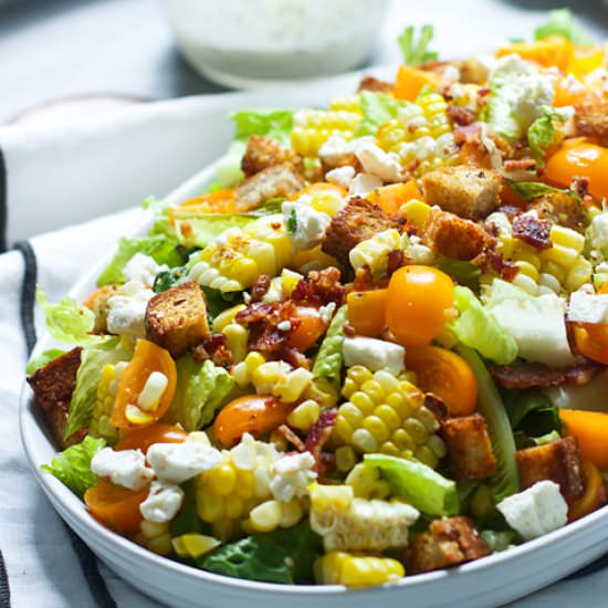 Chopped Summer Salad - Recipe photo by cookingforkeeps