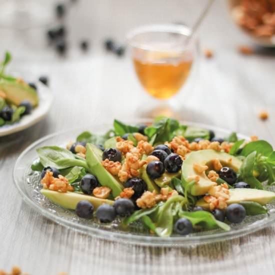 Avocado Salad w/ Salty Almond Brittle - Recipe photo by myblueberrybasket