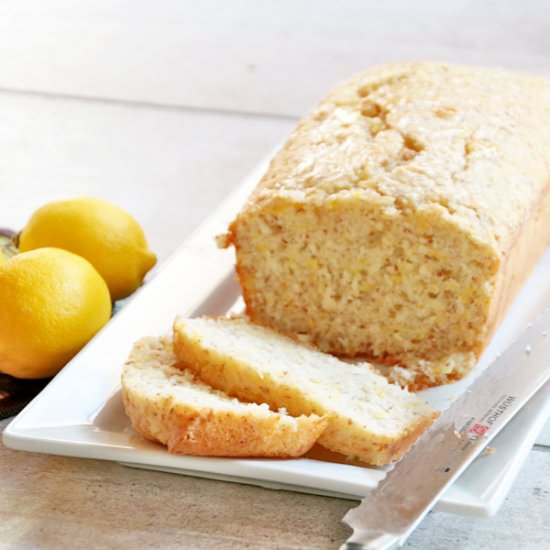 Glazed Lemon Zucchini Bread - Recipe photo by practiganic