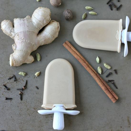 Chai Tea Ice Pops - Recipe photo by SewCreativeBlog