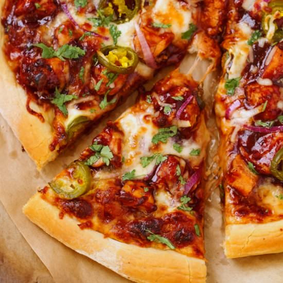 BBQ Chicken Pizza - Recipe photo by littlespicejar