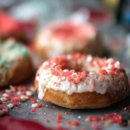 Lemon-Lime Glazed Donuts - Recipe photo by VegetarianVentures