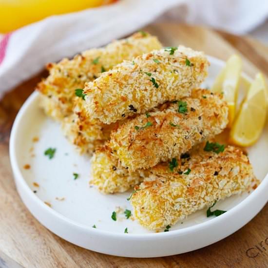 Baked Mozzarella Cheese Sticks - Recipe photo by rasamalaysia
