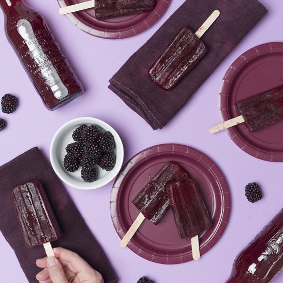 Blackberry Blood Orange Popsicle - Recipe photo by thehousethatlarsbuilt