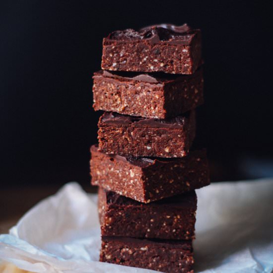 Raw Chocolate Brownies - Recipe photo by tohercore