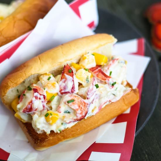 Skinny Mango Lobster Roll w/ Kefir - Recipe photo by estalystic