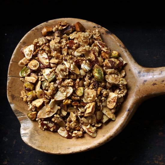 Maple Granola - Recipe photo by simply sated
