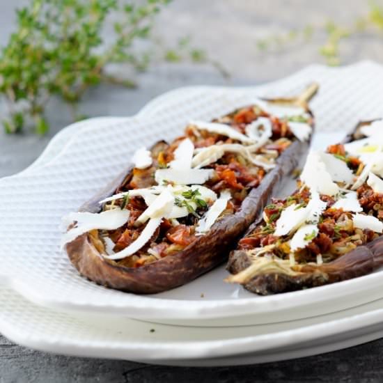 Stuffed Aubergines - Recipe photo by bazyliaczywanilia