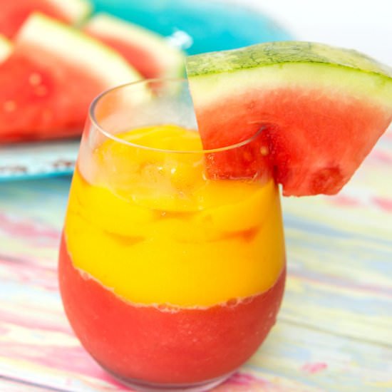 Frozen Mango Watermelon Lemonade - Recipe photo by jamonkey