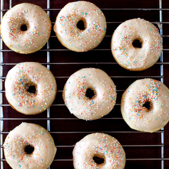 Baked Vanilla Doughnuts - Recipe photo by justeasyrecipes
