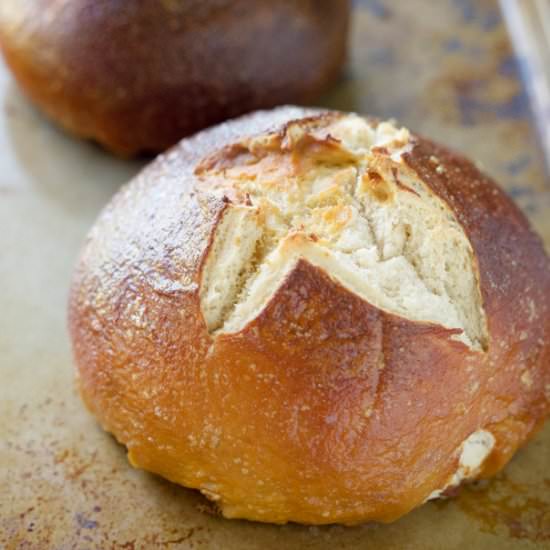 {Fool Proof} Homemade Pretzel Bread - Recipe photo by withsaltandwit