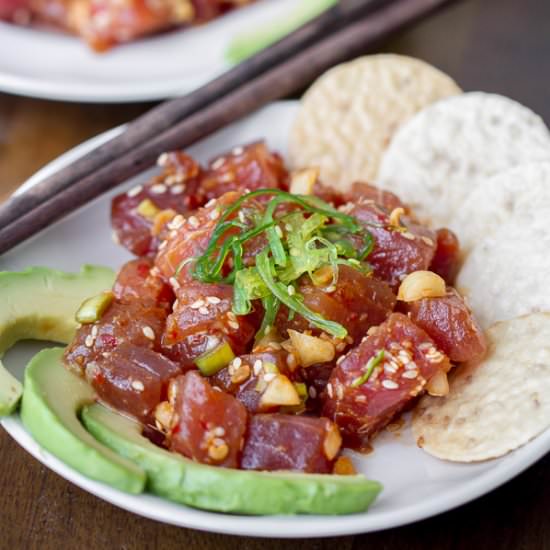 Ahi Tuna Poke - Recipe photo by ImBoredLetsGo