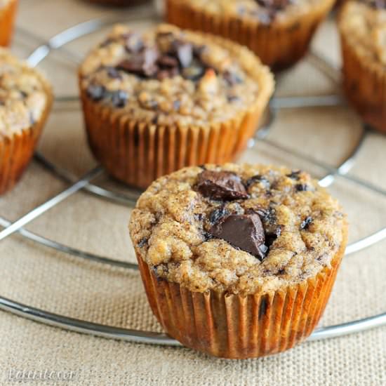 Paleo Chocolate Chip Banana Muffins - Recipe photo by bakerita