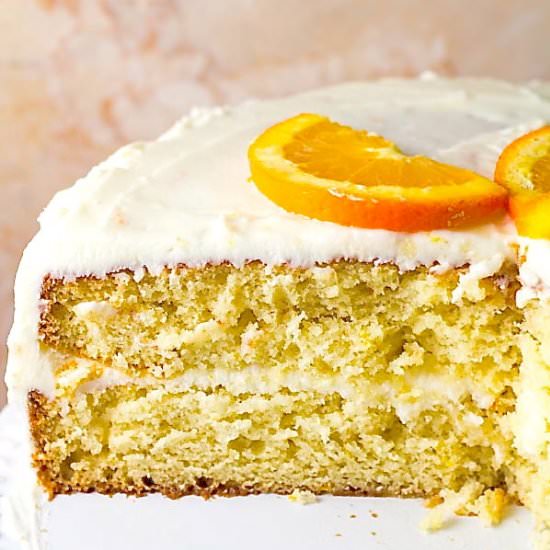 Orange Dreamsicle Cake - Recipe photo by Twointhekitchen
