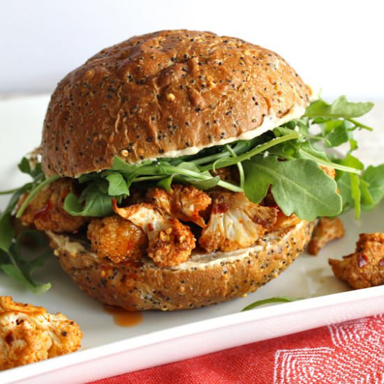 Spicy Roasted Cauliflower Sandwich - Recipe photo by ciaomama