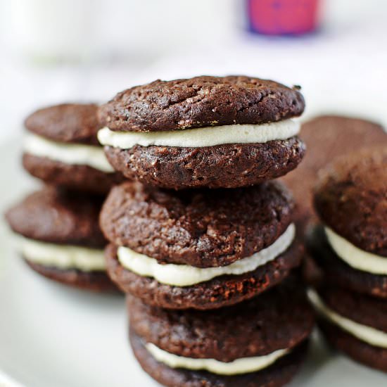 Homemade Oreos - Recipe photo by the food kiosk