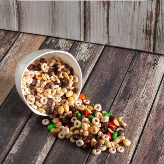 Cheerios Trail Mix - Recipe photo by LovePastaBlog