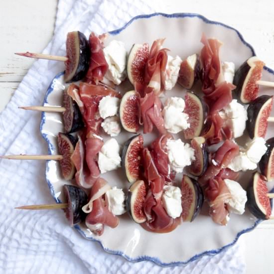 Prosciutto and Fig Skewers - Recipe photo by thetoastedpinenut