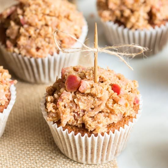 Spiced Apple Crumble Muffins - Recipe photo by Wholesome Patisserie