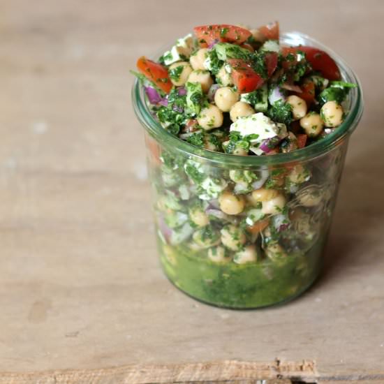 Chickpea Tabouli - Recipe photo by 3pickles