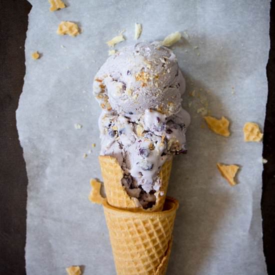 Wild Blueberry with Toasted Crumbs - Recipe photo by heartsinmyoven