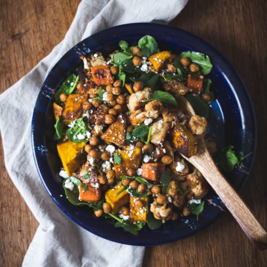Moroccan Roasted Vegetable Salad - Recipe photo by tohercore